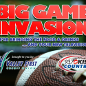 Enter to win the Big Game Invasion Giveaway! Copy for Approval