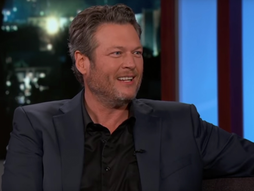 Watch Blake Shelton Go GIRL Crazy on “Jimmy Kimmel” as He Talks About ...